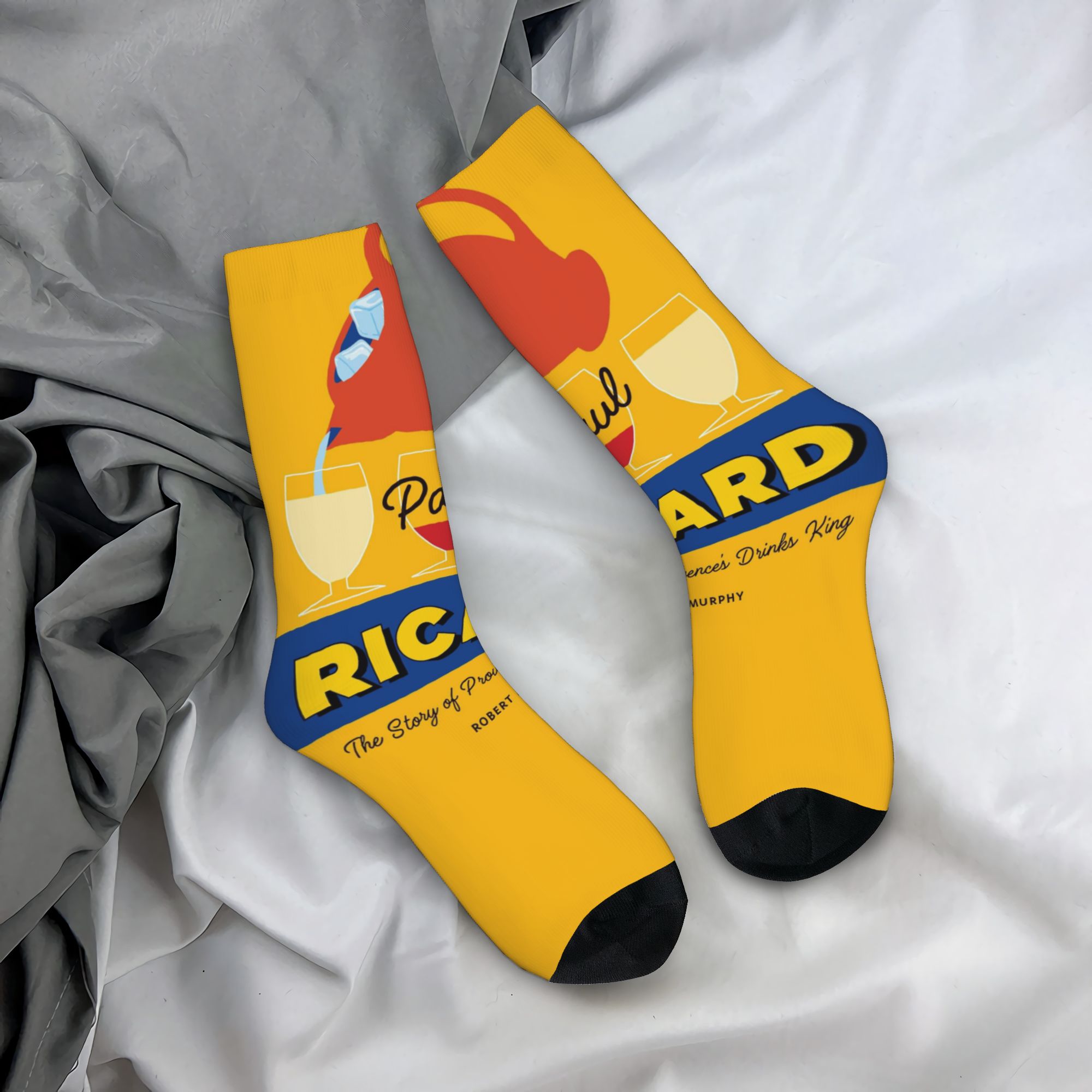 Dress Sock Men - Grappige Heren R-ricards Drink Sokken Unisex