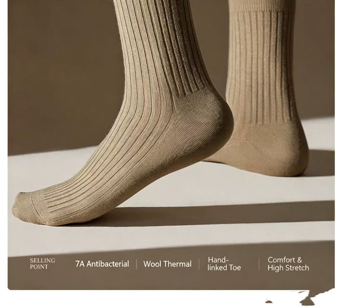 Wool Hiking Sock - 4-pack 39% Merinowol wandelsokken voor heren