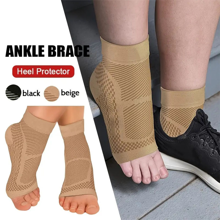 1 paar sportcompressiesokken,  - Ankle Brace Sock recensie en prijs