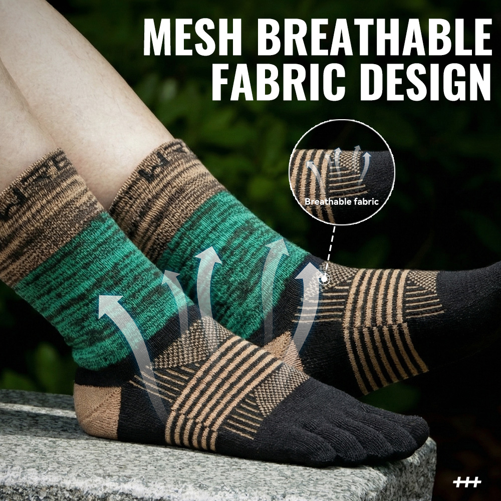 WRELS 1/2/3 paar vijfvingersok - Wool Hiking Sock recensie en prijs