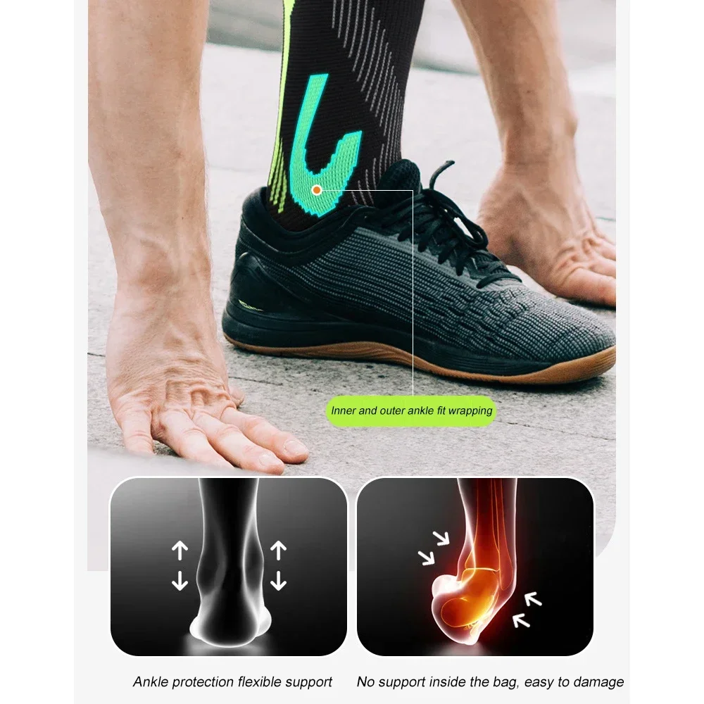 1 Stuk Enkelbrace Compressie M - Ankle Brace Sock recensie en prijs