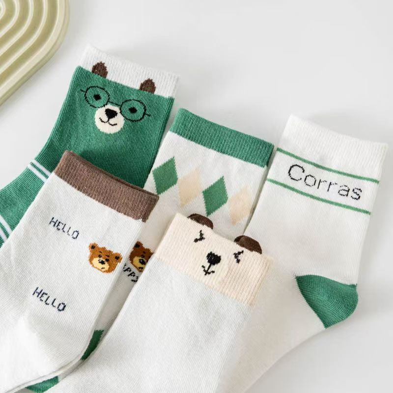 5-pack katoenen sokken met car - Cotton Crew Sock Pack recensie en prijs