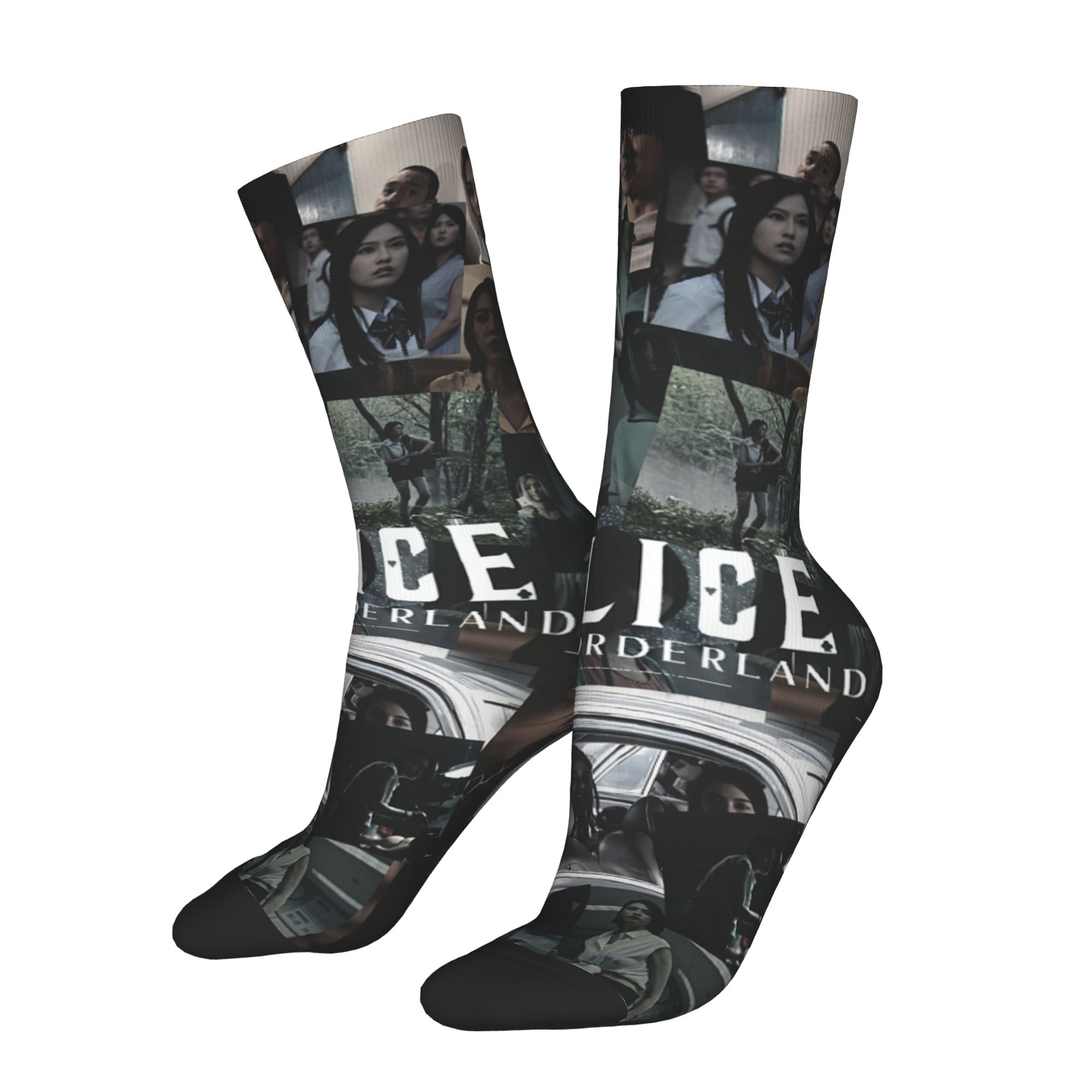 Custom Alice Cartoon In Border - Dress Sock Men recensie en prijs