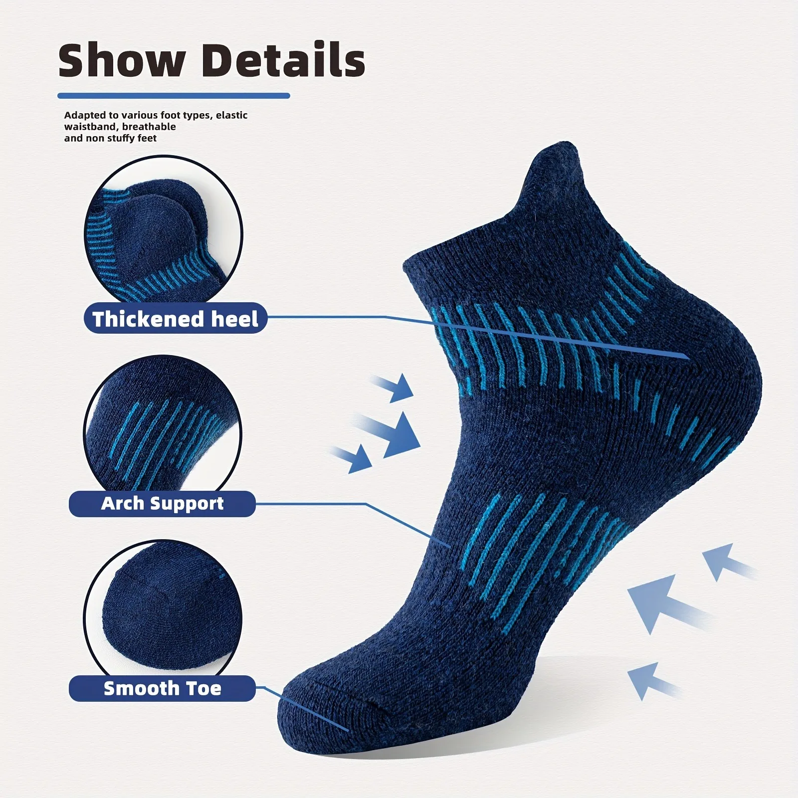 Herensokken van merinowol, enk - Wool Hiking Sock recensie en prijs