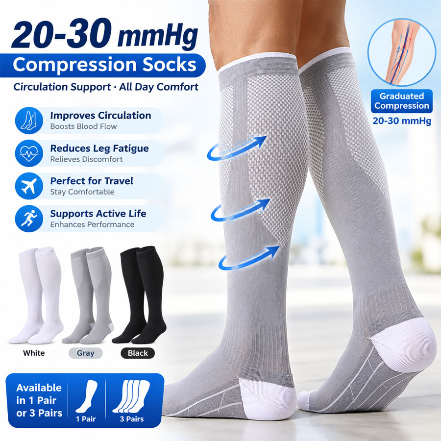 3/1 Paar 20-30mmHg Compressie  - Compression Sleeve Calf recensie en prijs
